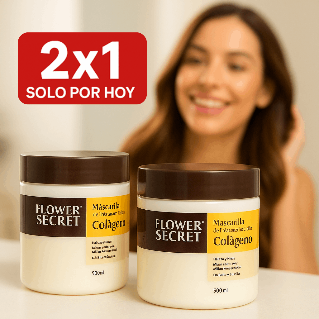 🎁 2x1 SOLO por HOY – CollagenMask™: Mascarilla Capilar con Colágeno