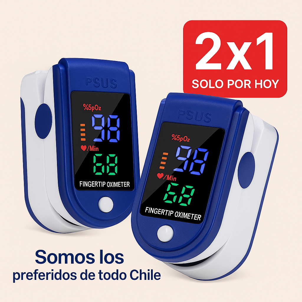 🎁 2x1 SOLO por HOY | OxiZen™ – Saturómetro Oxímetro de Pulso Portátil