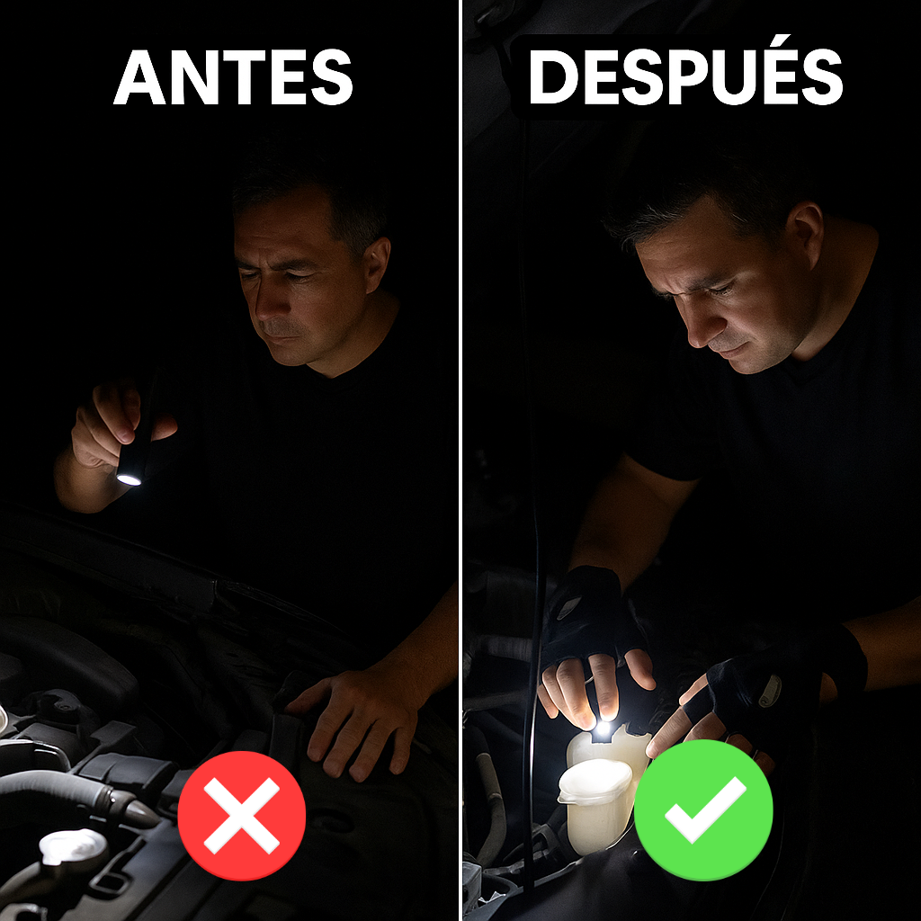 🔥 Lleva 2 paga 1 SOLO por HOY - LumiHand Pro™ | Guante LED con puntero