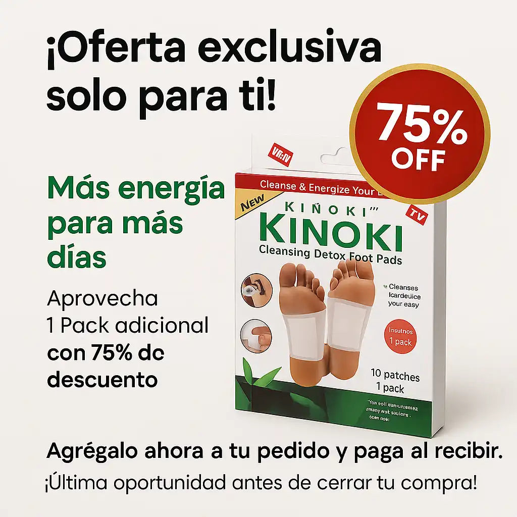 Pack 10 Parches Desintoxicantes Kinoki
