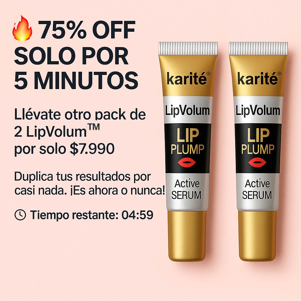+ Otro Pack 2 LipVolum con 75% OFF