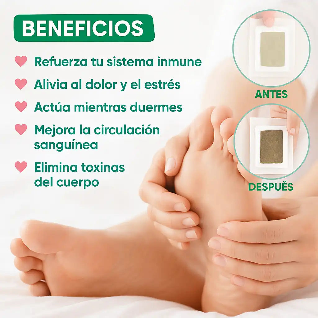 Pack 2x1 SOLO por HOY – 20 Parches Desintoxicantes Kinoki™ (2 Packs de 10)