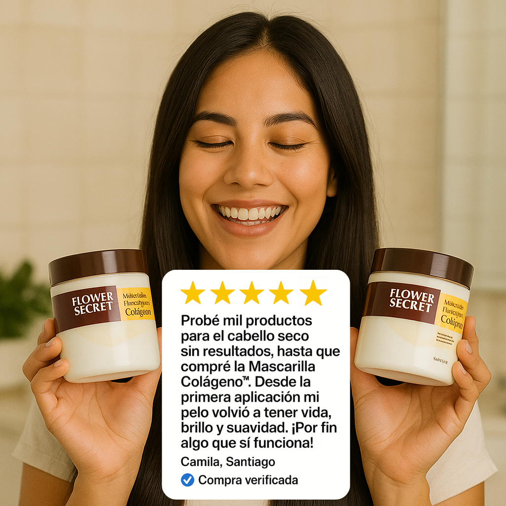 🎁 2x1 SOLO por HOY – CollagenMask™: Mascarilla Capilar con Colágeno
