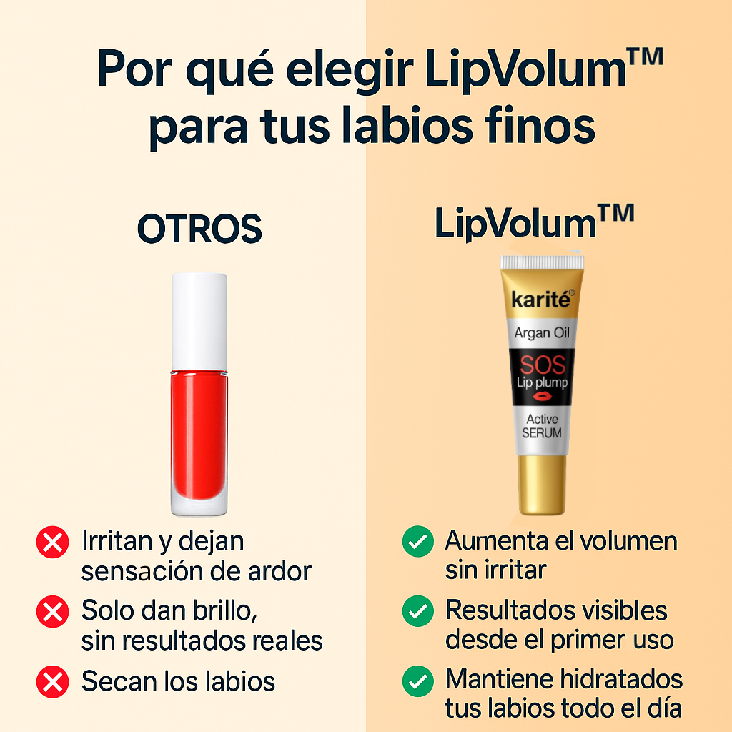 🎁 2x1 SOLO por HOY – LipVolum™: Dile adiós a los labios finos y sin forma
