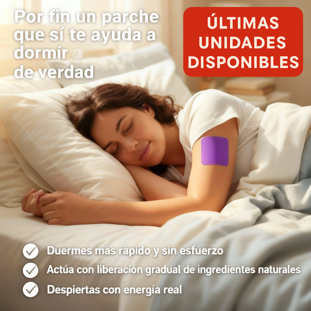 🔥 ÚLTIMAS unidades disponibles – SleepPatch™: Por fin un parche que si te ayuda a dormir de verdad