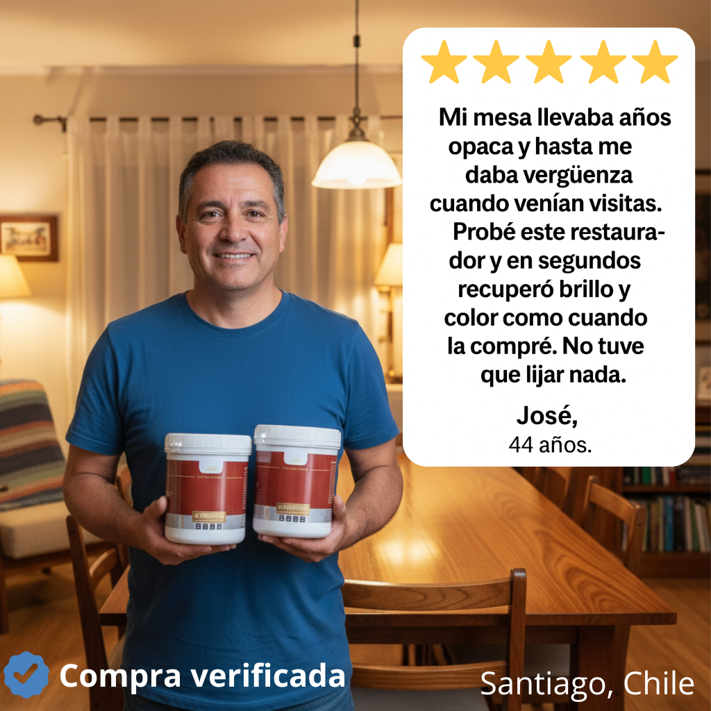 🎁 2x1 + Brocha GRATIS SOLO por HOY | ReviveMesa™: Restaura y revive tu mesa al instante