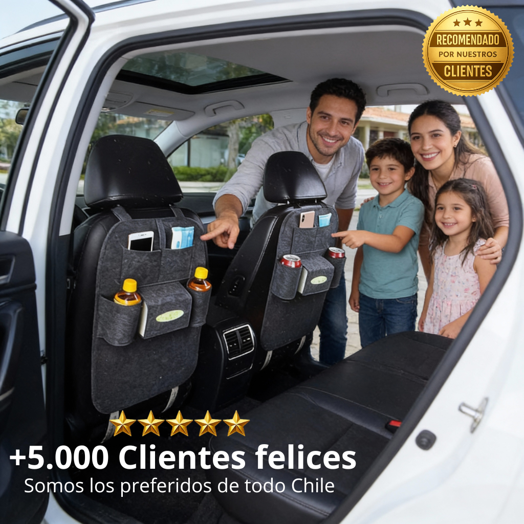 🎁 2x1 SOLO por HOY | AutoOrden™: Auto limpio y ordenado, incluso con niños