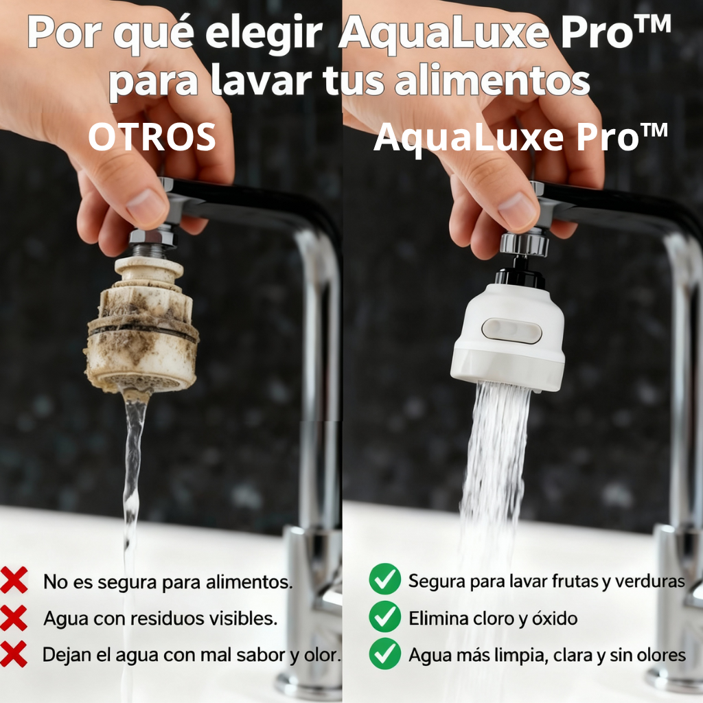 🔥 2x1 SOLO por HOY | AquaLuxe Pro™ - Purifica el agua de tu cocina
