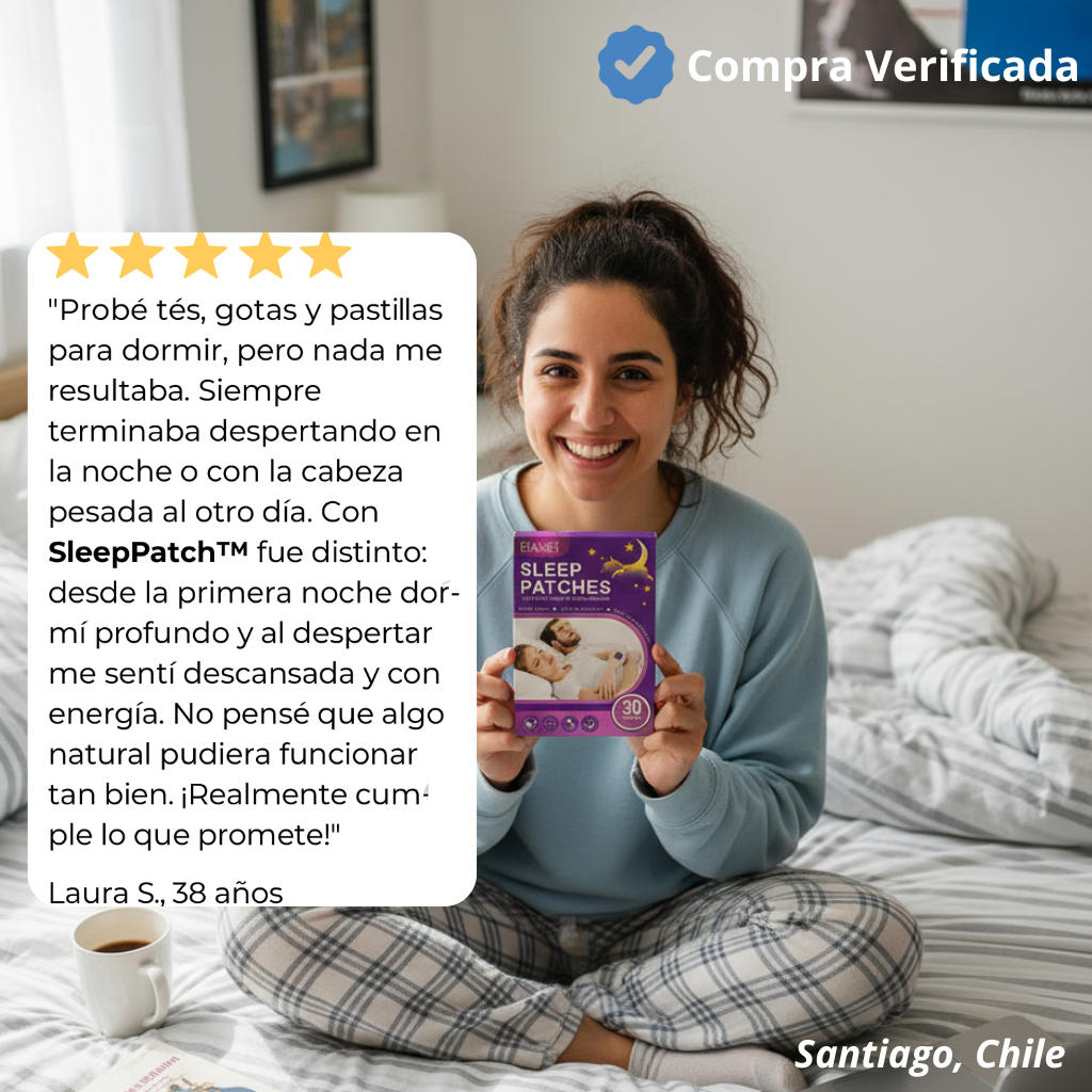 🔥 ÚLTIMAS unidades disponibles – SleepPatch™: Por fin un parche que si te ayuda a dormir de verdad