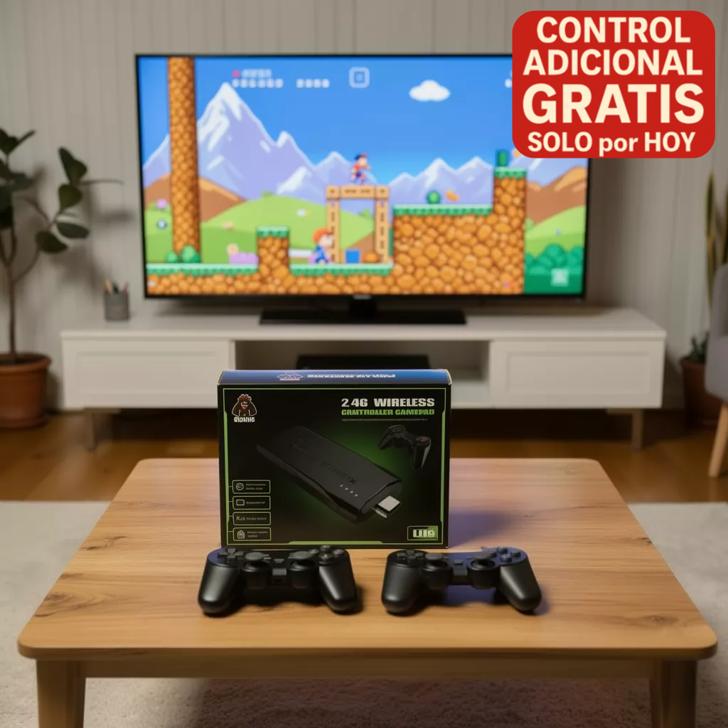 🎮 CONTROL GRATIS SOLO POR HOY | RePlay™: Consola Game Stick 64GB