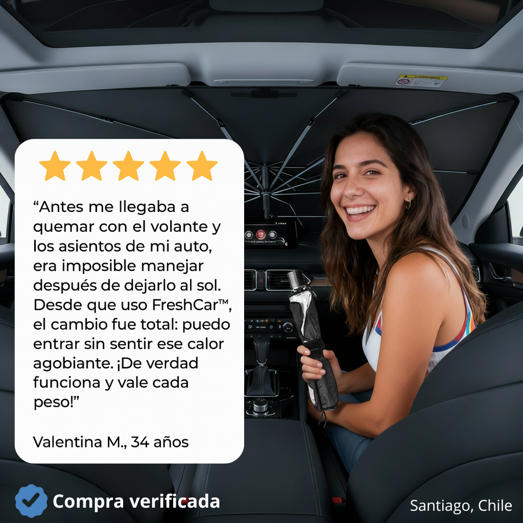 🔥 ÚLTIMAS unidades disponibles – FreshCar™: De un calor agobiante a un interior siempre fresco