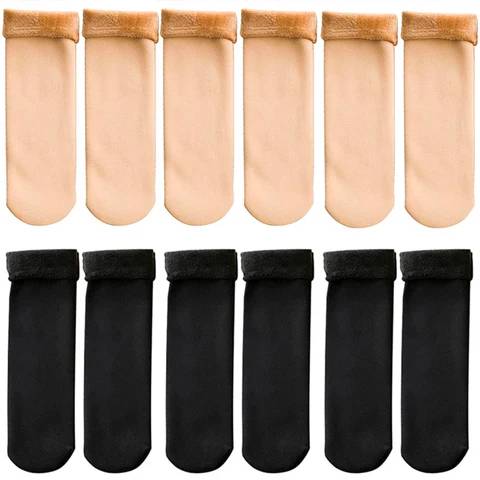 🔥 Solo por HOY: Lleva 12 pares, Paga solo 6 – Pack AntiFrío™ | Calcetines Térmicos Polar para el Invierno