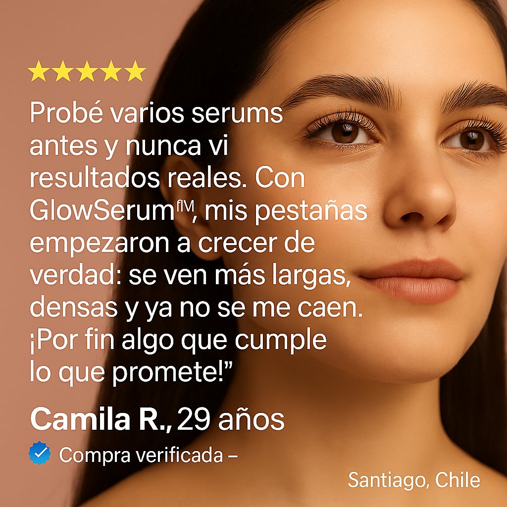 🎁 2x1 — SOLO por HOY | GlowSerum™: El serum que sí hace crecer tus pestañas.