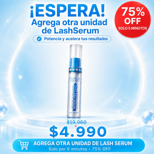 + Otra unidad de LashSerum con 75% OFF