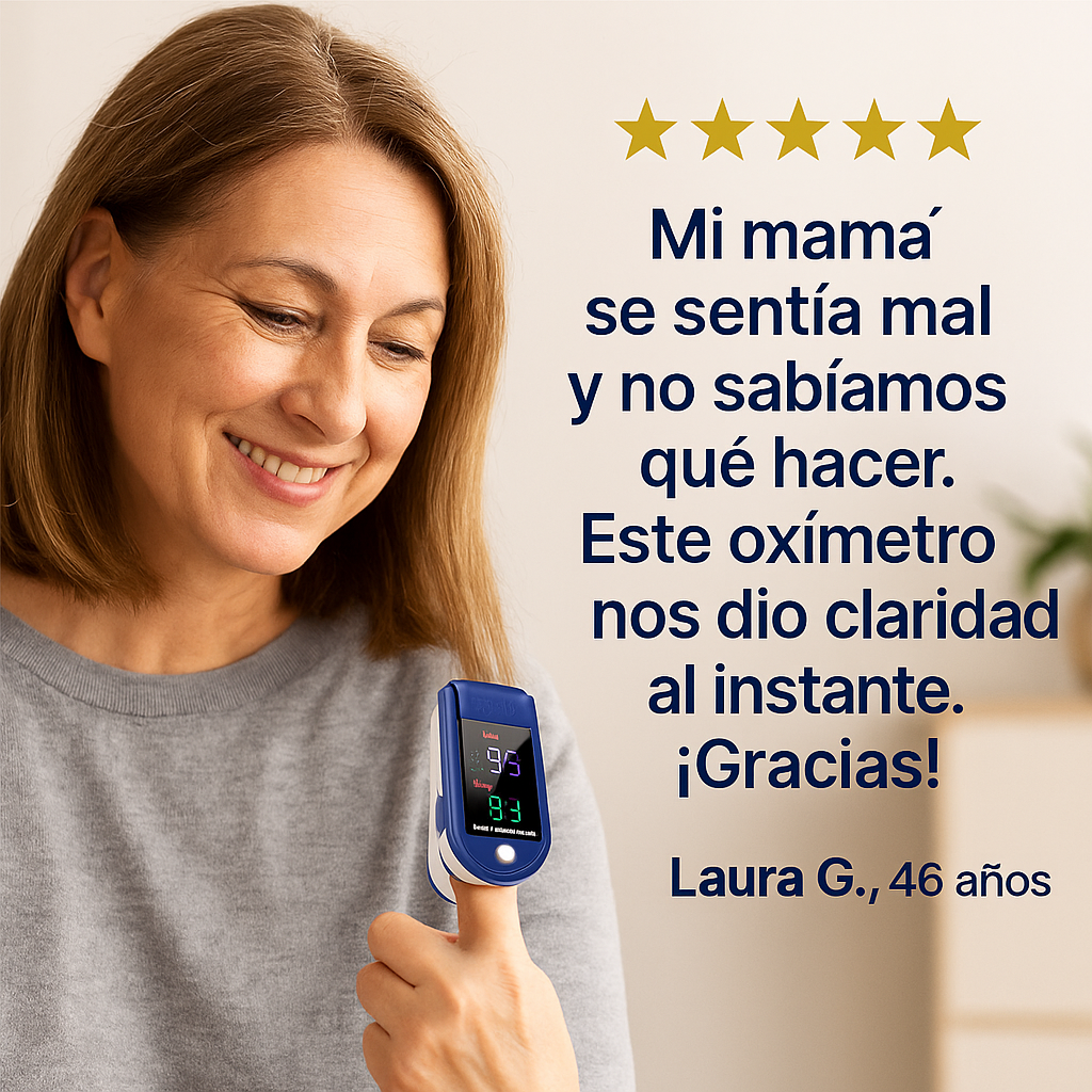 🎁 2x1 SOLO por HOY | OxiZen™ – Saturómetro Oxímetro de Pulso Portátil