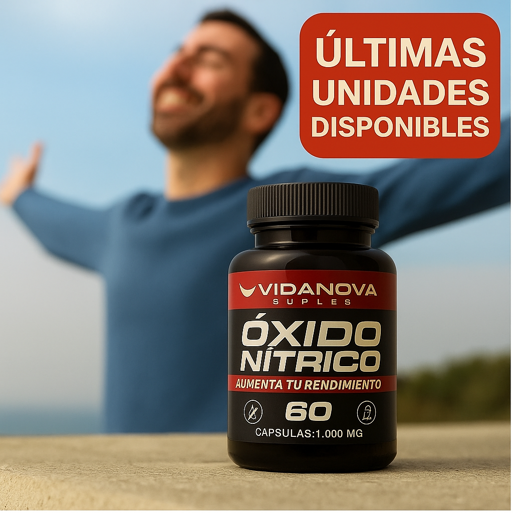 🔥 ÚLTIMAS unidades – Óxido Nítrico™: Recupera la energía y motivación que el estrés te quitó