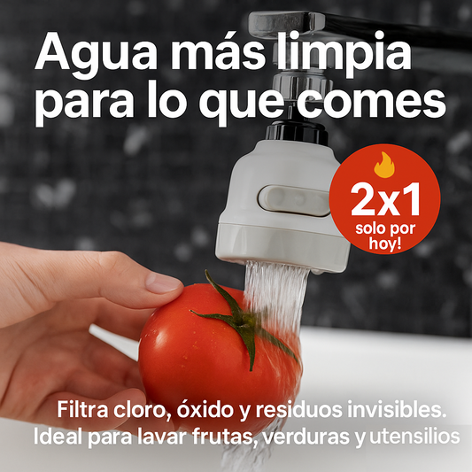 🔥 2x1 SOLO por HOY | AquaLuxe Pro™ - Purifica el agua de tu cocina