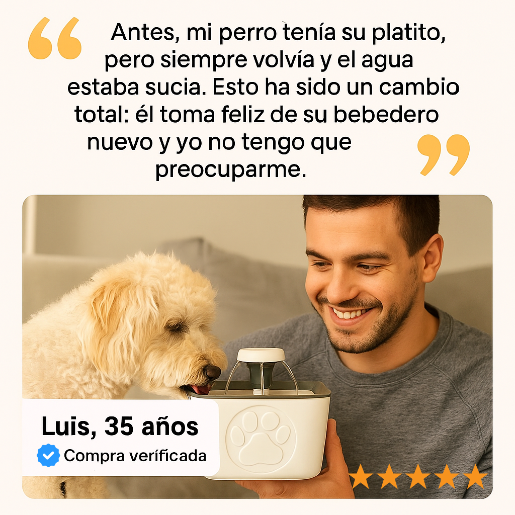 🎁 Filtro GRATIS incluido – ¡Solo por hoy! | FuenteFiel™: Agua limpia y fresca todo el día