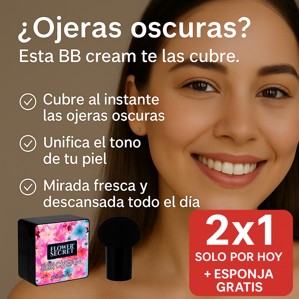🎁 2x1 + Esponja GRATIS ¡SOLO por HOY! | BEAUTY Cream® – Base de Maquillaje