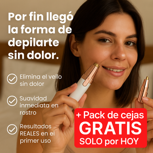 🎁 Pack de Cejas GRATIS SOLO por HOY – LumiSkin™: adiós al sufrimiento en la depilación.