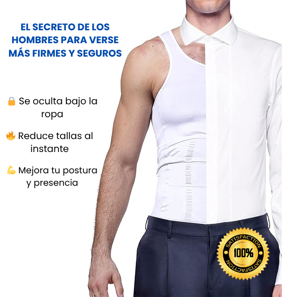 🎁 Lleva 2, paga 1 – ¡SOLO por HOY! | BodyMan Pro™ – Camiseta Faja Hombre