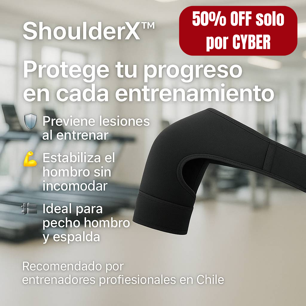 🔥 Últimas horas de CYBER – ShoulderX™ con 50% OFF | Soporte Deportivo Premium