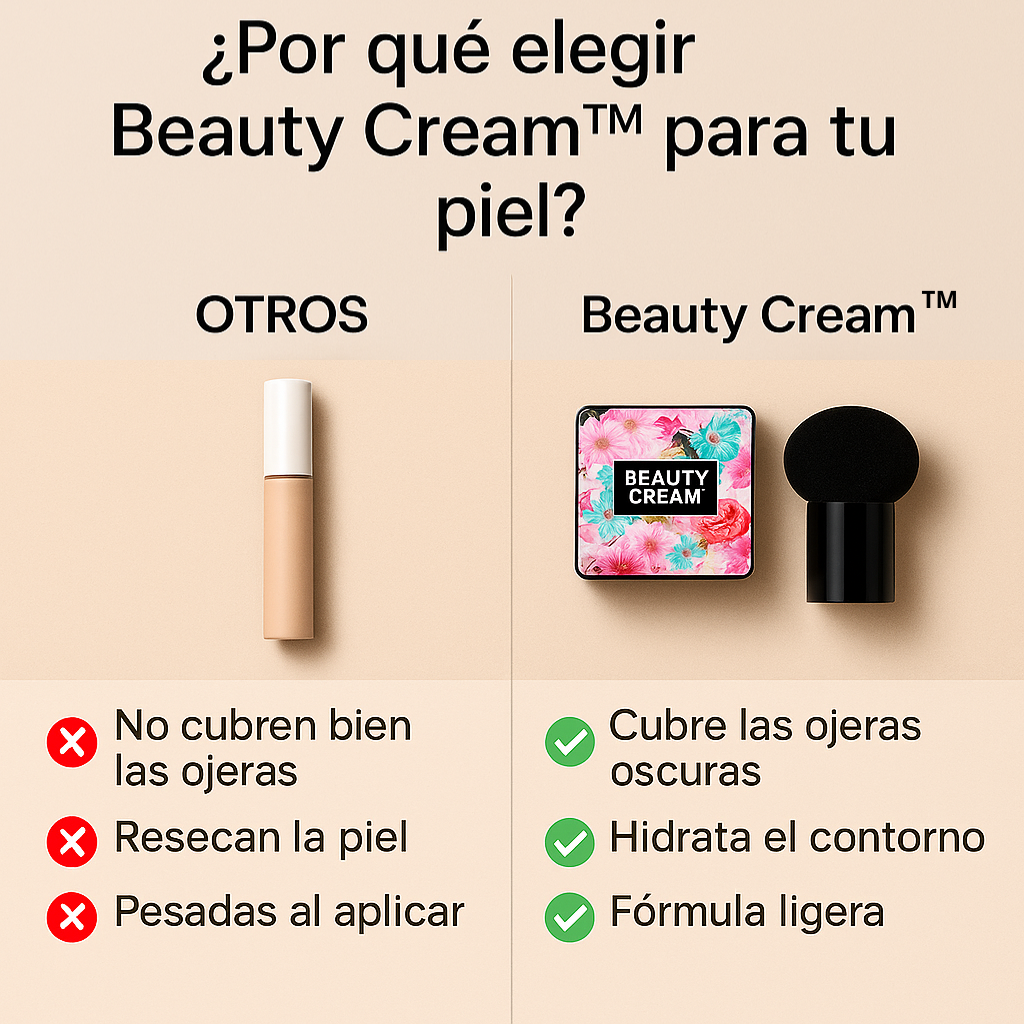 🎁 2x1 + Esponja GRATIS ¡SOLO por HOY! | BEAUTY Cream® – Base de Maquillaje