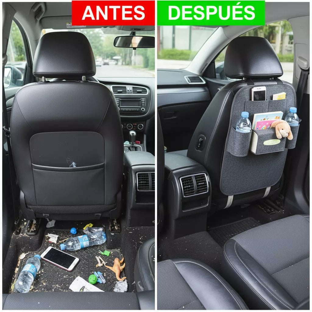 🎁 2x1 SOLO por HOY | AutoOrden™: Auto limpio y ordenado, incluso con niños