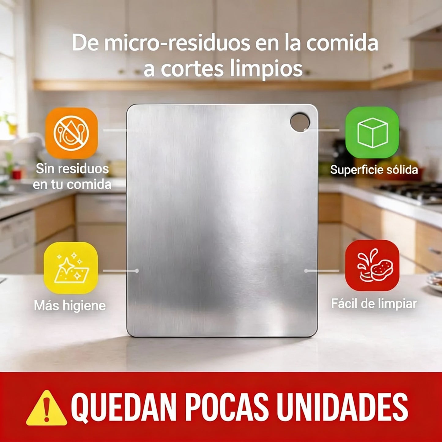 ⚠️ Quedan pocas unidades | STELL™ – De micro-residuos en la comida a cortes limpios