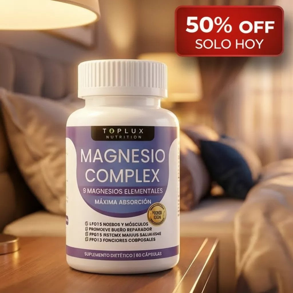 ⏰ 50% OFF SOLO por HOY | Magnesio Complex™ – La solución para volver a dormir bien.