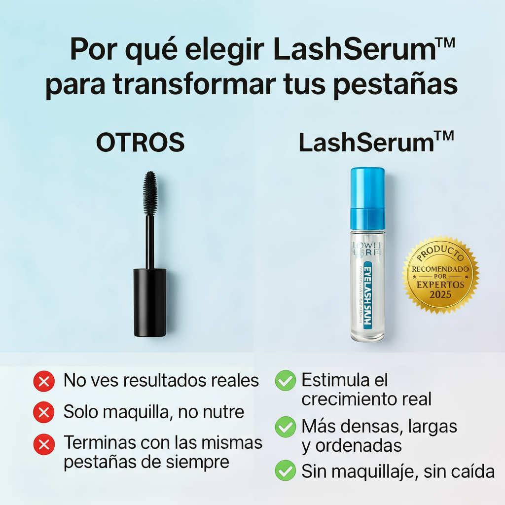 🎁 2x1 SOLO por HOY | LashSerum™: El serum que sí hace crecer tus pestañas.