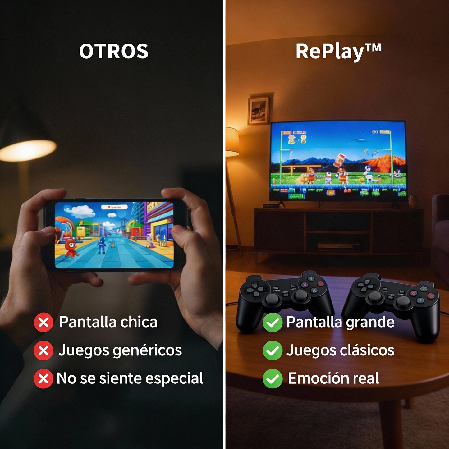 🎮 CONTROL GRATIS SOLO POR HOY | RePlay™: Consola Game Stick 64GB