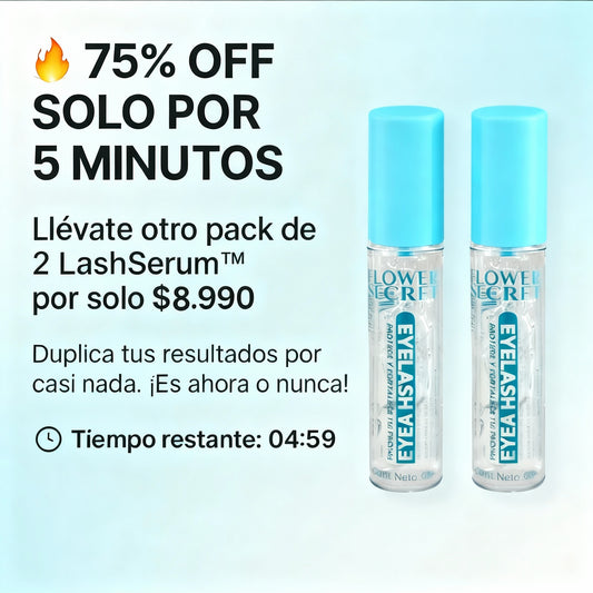 + Otro Pack 2 LashSerum™ con 75% OFF