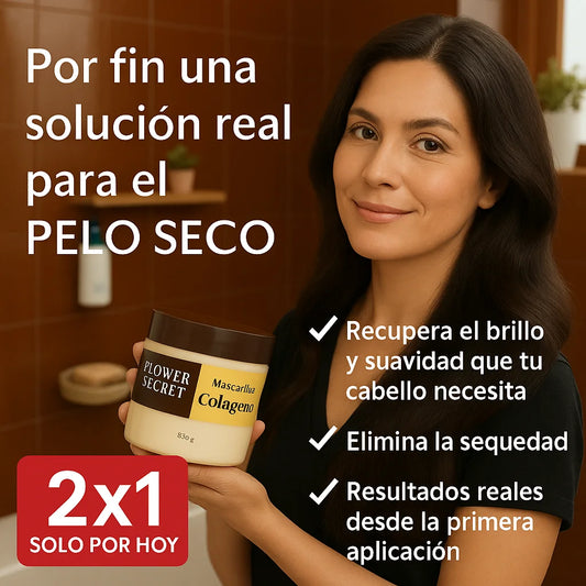 🎁 2x1 SOLO por HOY – CollagenMask™: Mascarilla Capilar con Colágeno
